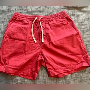 J. Crew Red Elastic Waist Shorts